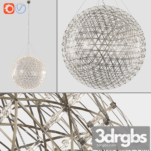 Moooi raimond r127 suspended lamp 3dsmax Download - thumbnail 1