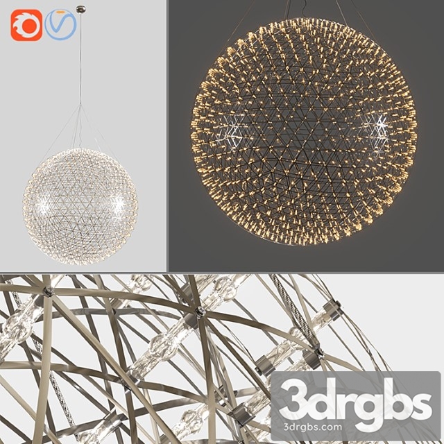 Moooi raimond r163 suspended lamp 3dsmax Download - thumbnail 1