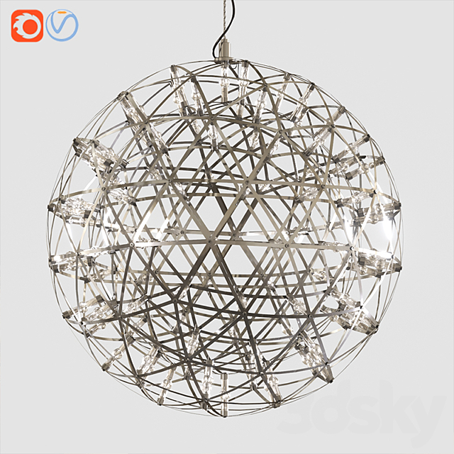 Moooi Raimond R43 Suspended Lamp 3DSMax File - thumbnail 1