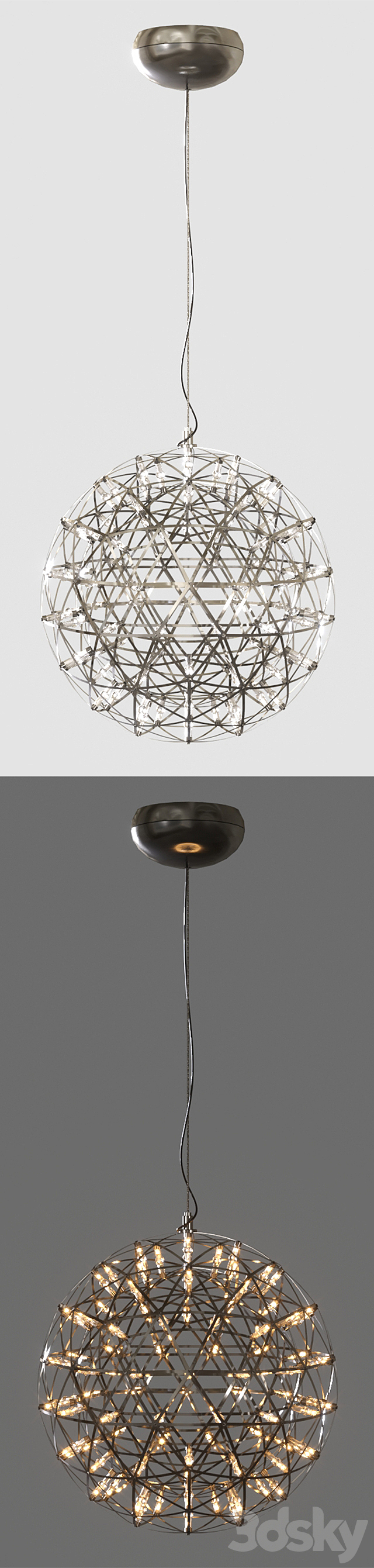 Moooi Raimond R43 Suspended Lamp 3DSMax File - thumbnail 2