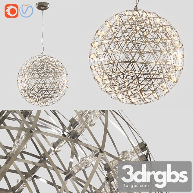 Moooi raimond r61 suspended lamp 3dsmax Download - thumbnail 1