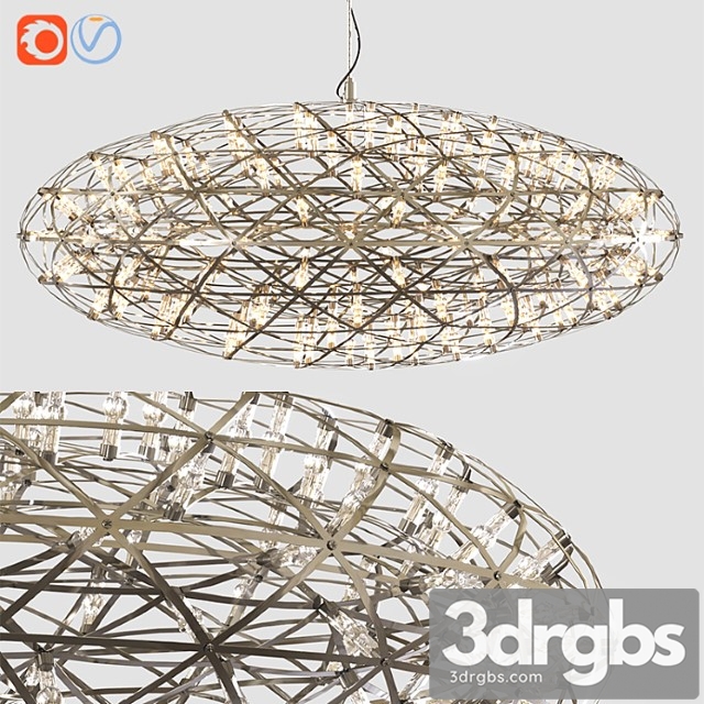 Moooi raimond zafu suspended lamp 3dsmax Download - thumbnail 1