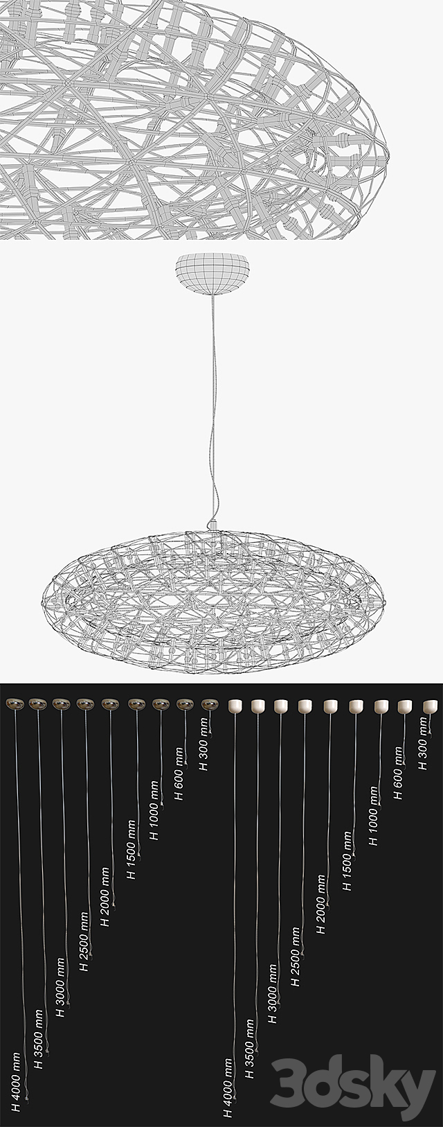 Moooi Raimond Zafu Suspended Lamp 3DSMax File - thumbnail 3