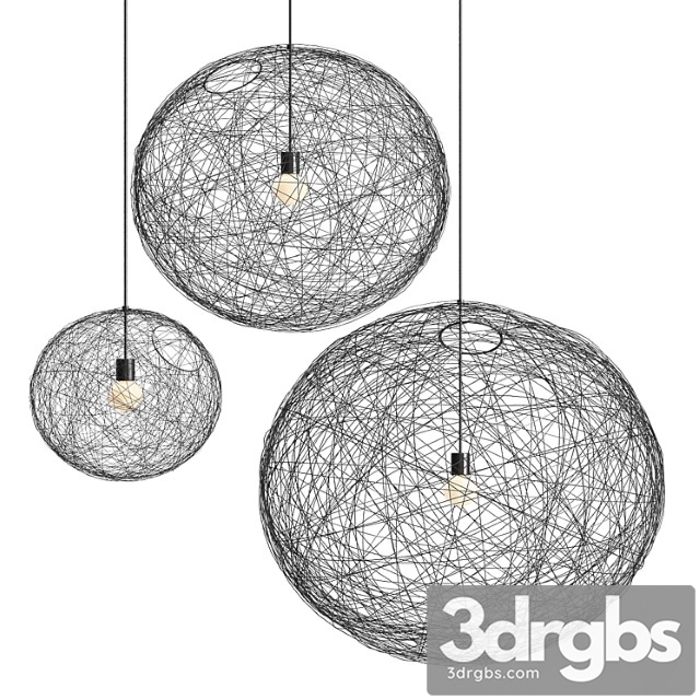 Moooi Random Pendant Light 3dsmax Download - thumbnail 1