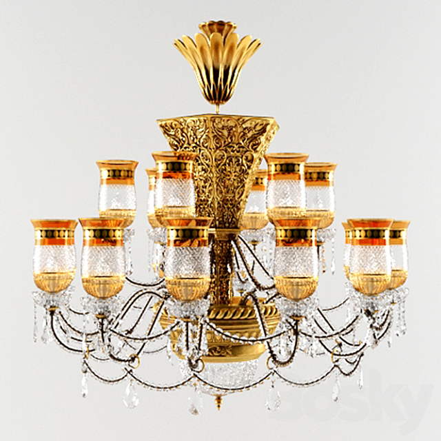 Moroccan lamp Chandelier 3ds Max - thumbnail 1