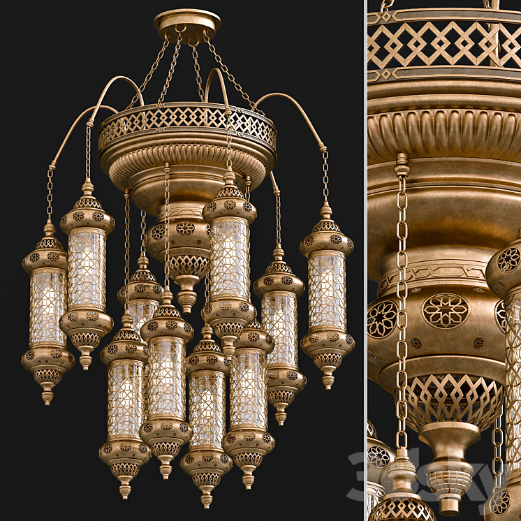 Moroccon Chandellere_01 3DS Max Model - thumbnail 1