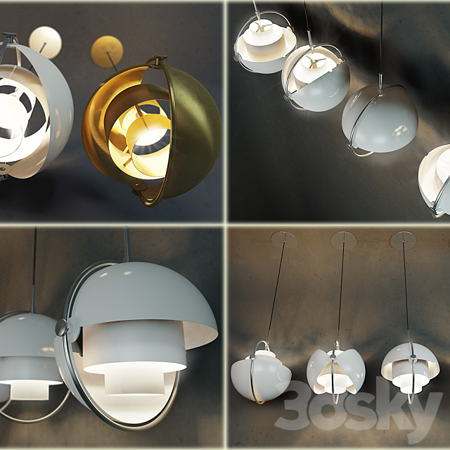 Multi-lite by Louis Weisdorf _ Lyfa Denmark 3DS Max Model - thumbnail 2