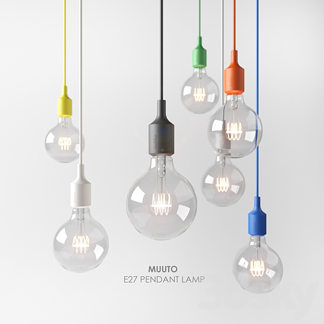 MUUTO. E27 Pendant Lamp 3DSMax File - thumbnail 1