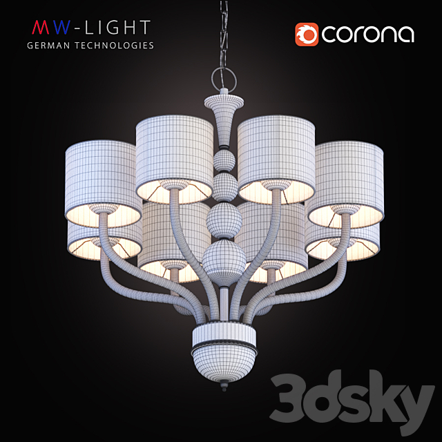 MW-Light Chandelier Federica 02 379011508 3DSMax File - thumbnail 2