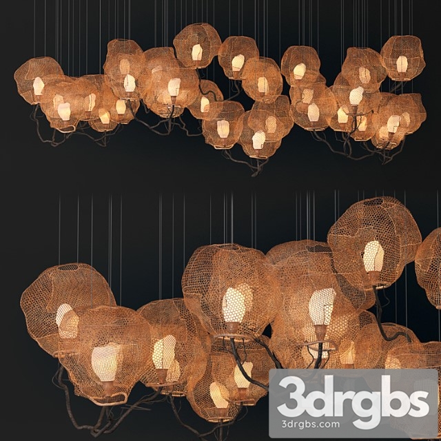 Nacho Carbonell Inside A Forest Cloud Chandelier 3dsmax Download - thumbnail 1