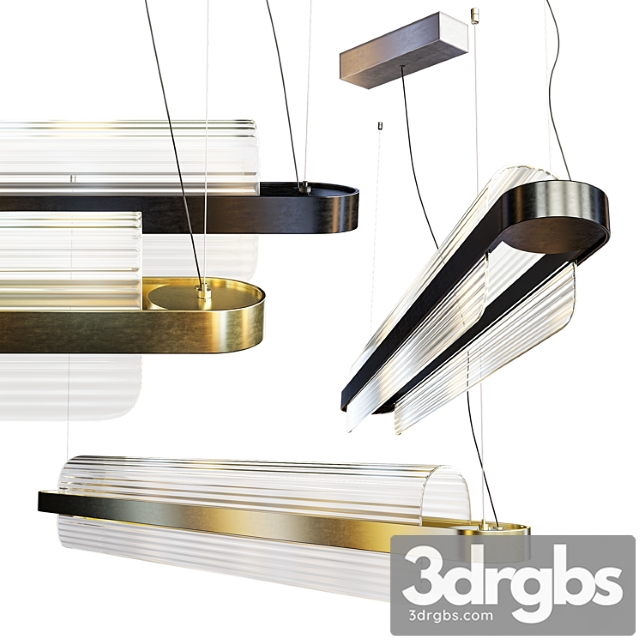 Nami pendant lamp by kundalini 3dsmax Download - thumbnail 1