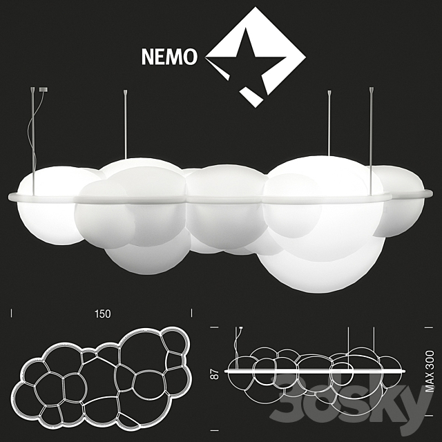 Nemo Nuvola 3DS Max Model - thumbnail 1