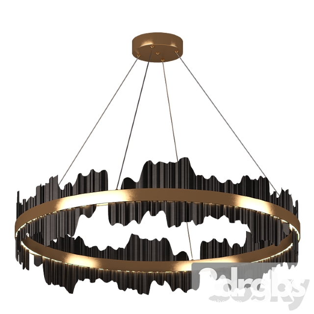 Nera modern ring chandelier - thumbnail 1