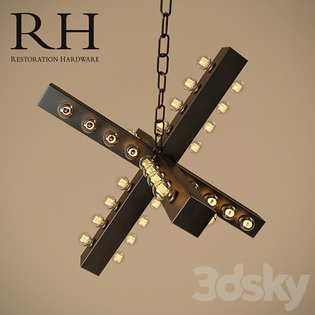 NERO CHANDELIER 3DS Max Model - thumbnail 2