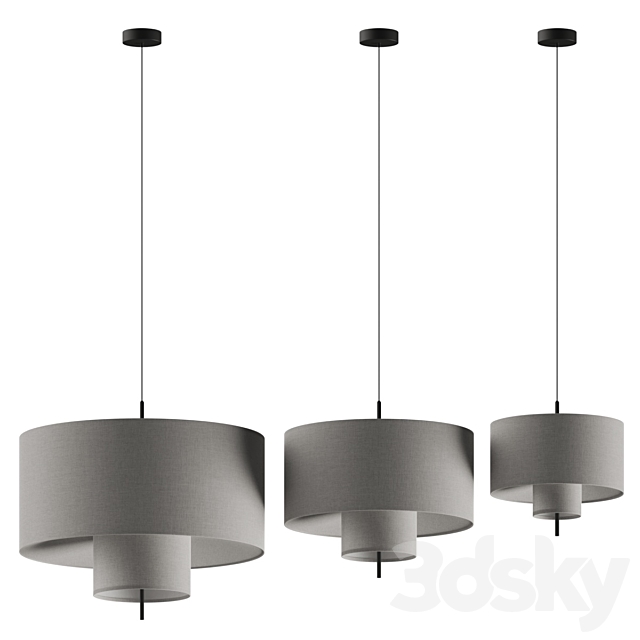 New Works Margin Pendant Lamps 3DSMax File - thumbnail 3