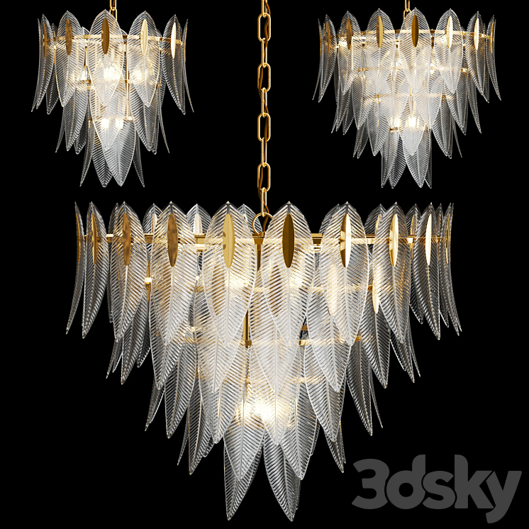 NIBA CHANDELIER COLLECTION 3DS Max Model - thumbnail 1