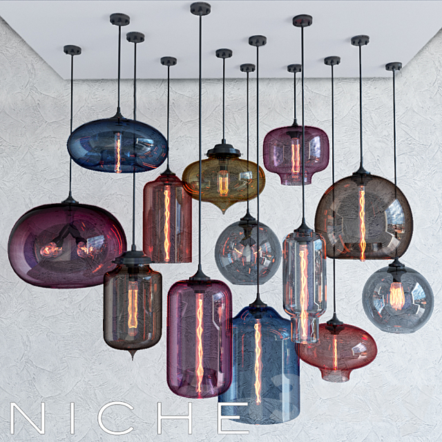 NICHE MODERN PENDANT LIGHTING 3DSMax File - thumbnail 1