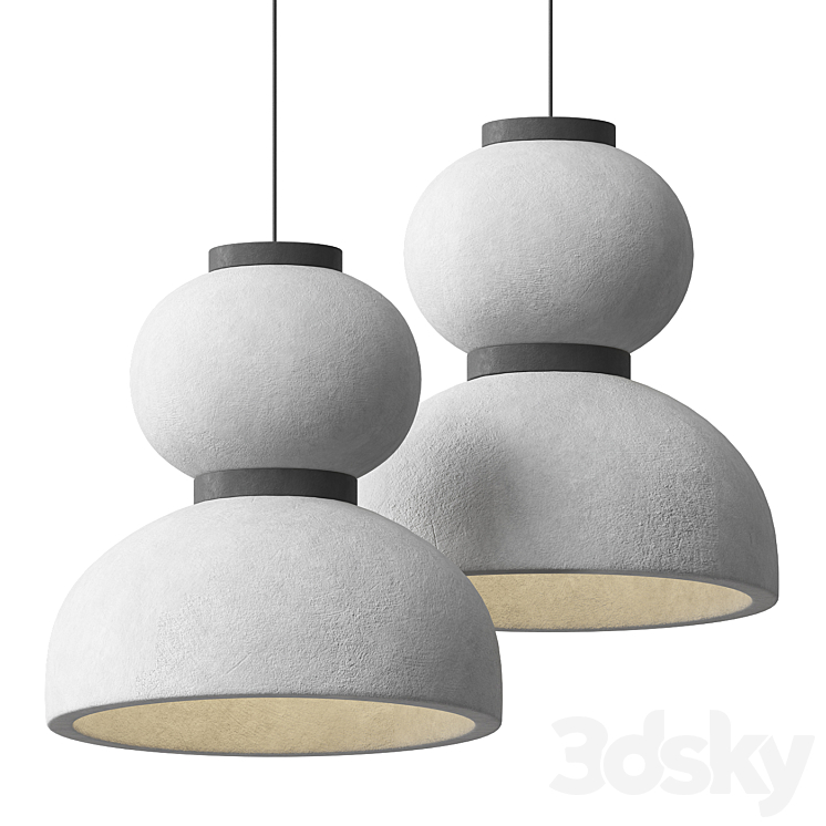 Noguchi Pendant lamp 3DS Max Model - thumbnail 1