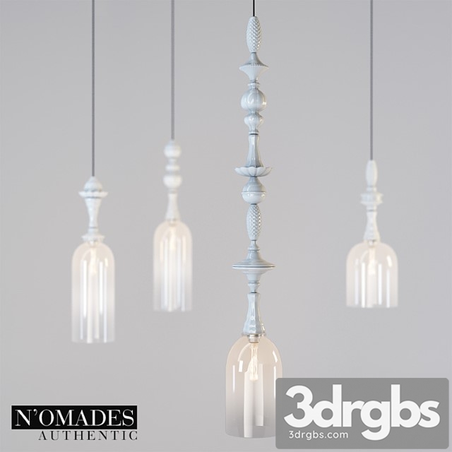 Nomades Authentic Ceilin Lights 3dsmax Download - thumbnail 1