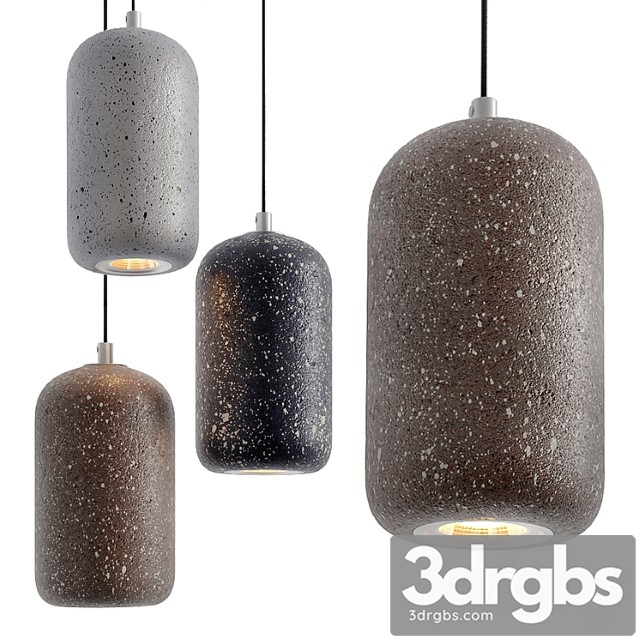 Nordic cement pendant lamps - thumbnail 1