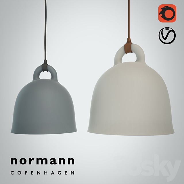 Norman Copenhagen – Bell Lamp 3DSMax File - thumbnail 1