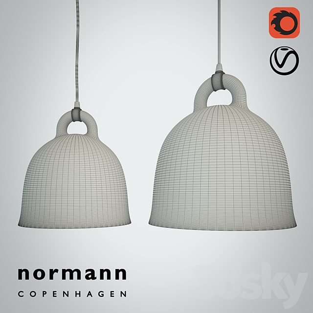 Norman Copenhagen – Bell Lamp 3DSMax File - thumbnail 2