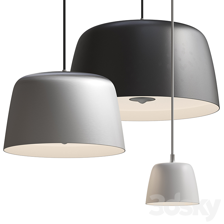 Normann Copenhagen \/ Tub Lamp 3DS Max Model - thumbnail 1