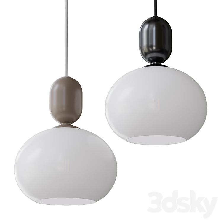 Notti 20 Pendant Light 3DS Max Model - thumbnail 1