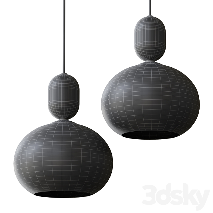 Notti 20 Pendant Light 3DS Max Model - thumbnail 2