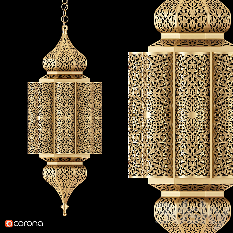 NOUR CEILING PENDANT ML219 3DS Max Model - thumbnail 1