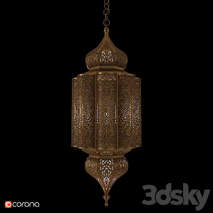 NOUR CEILING PENDANT ML219 3DS Max Model - thumbnail 2