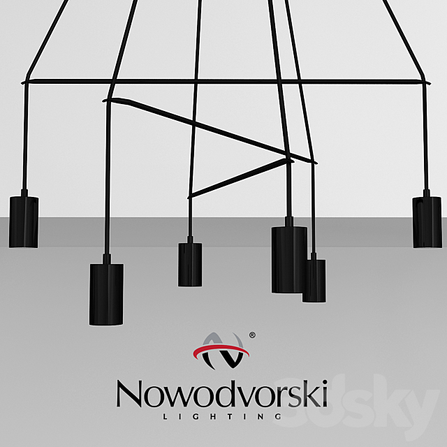 Nowodvorski Imbria black 3 models 3DSMax File - thumbnail 2