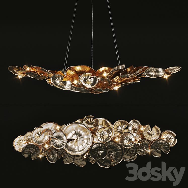 NYMPHEA Chandelier Vetvi Store 3DS Max Model - thumbnail 1