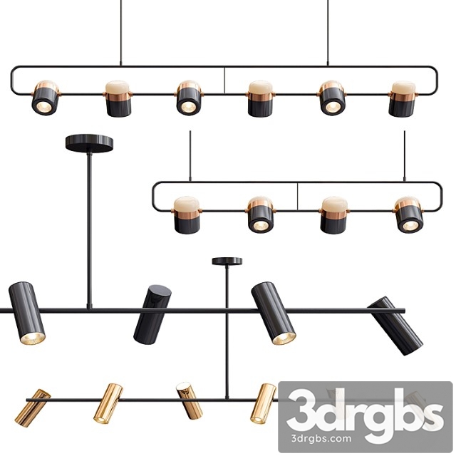 Obie diner & ling pl6 linear suspension light - thumbnail 1