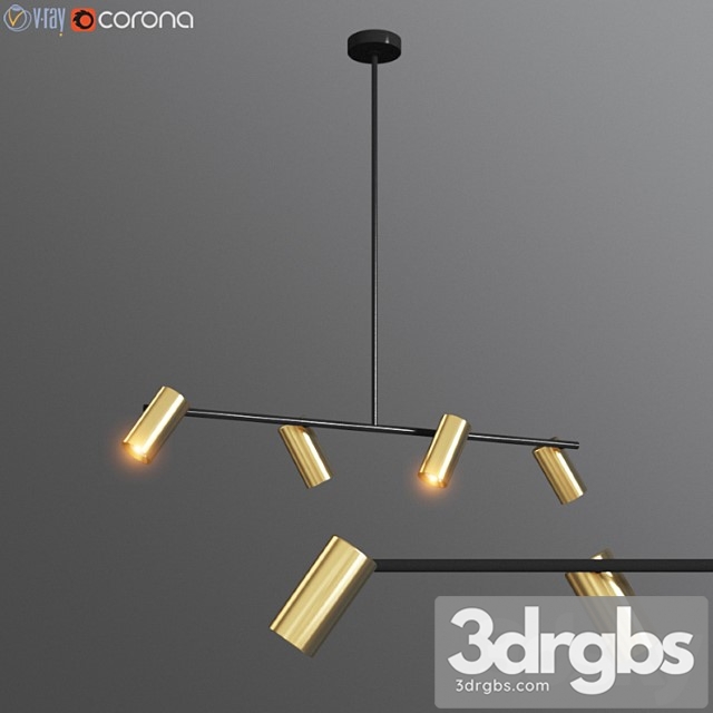 Obie diner pendant by made 3dsmax Download - thumbnail 1