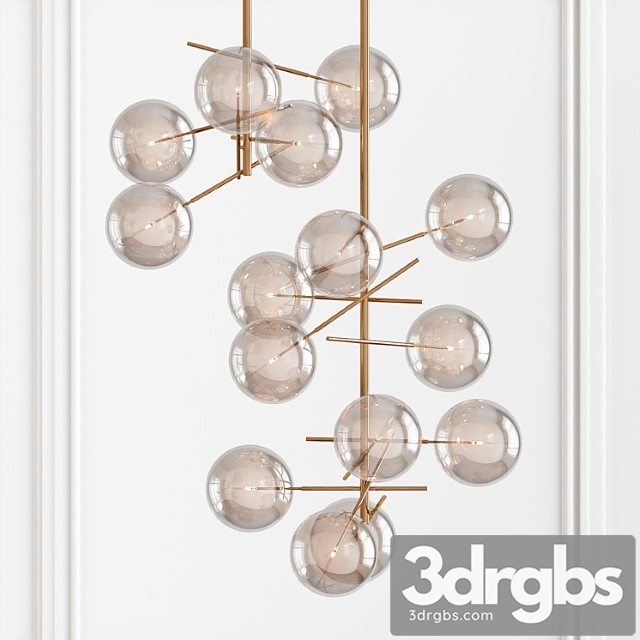 Ochre at maisongallotti & radice bolle pendant light by massimo castagna - thumbnail 1