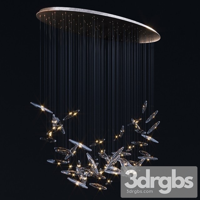 Ochre Moonlight Murmuration 20 Drops 3dsmax Download - thumbnail 1