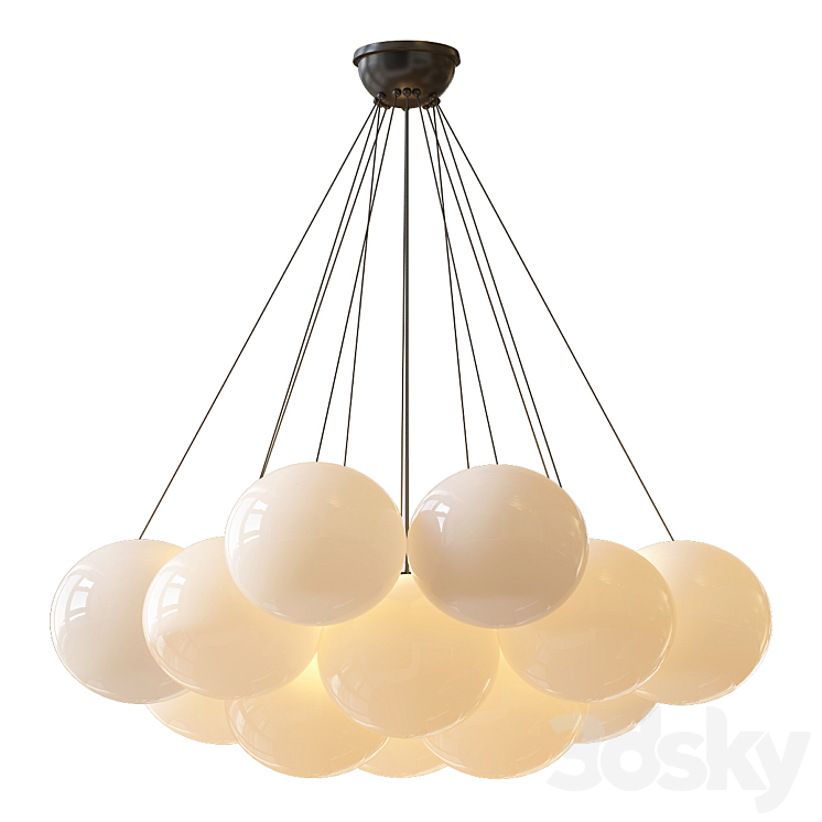 Ogden Chandelier 3DS Max Model - thumbnail 1