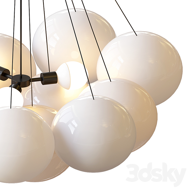 Ogden Chandelier 3DS Max Model - thumbnail 2