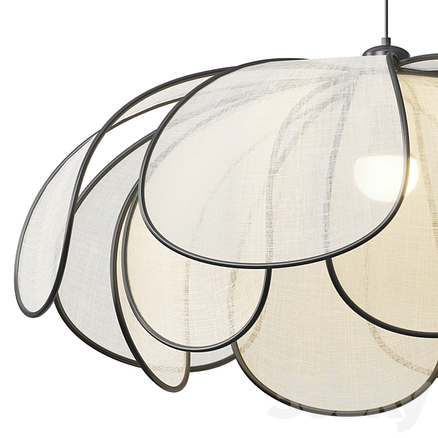 Okai Pendant Lamp 3DS Max Model - thumbnail 2