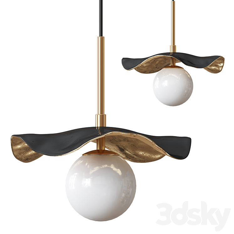 OLEA ceiling lamp 3DS Max Model - thumbnail 1