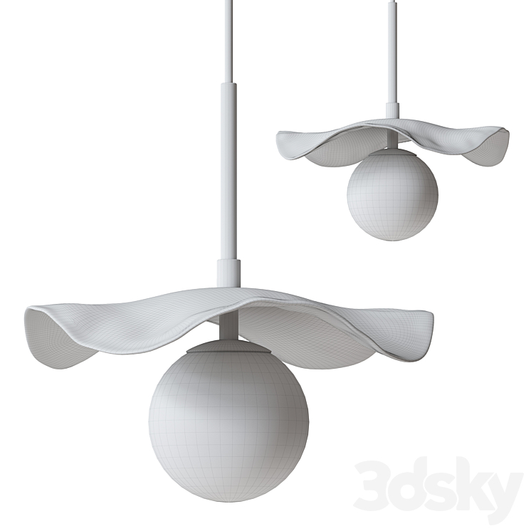 OLEA ceiling lamp 3DS Max Model - thumbnail 2