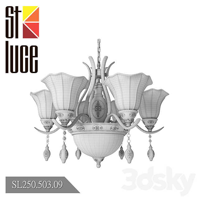 OM STLuce SL250.503.09 3DS Max Model - thumbnail 2