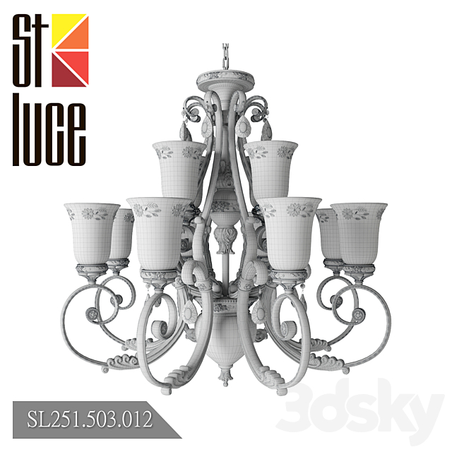 OM STLuce SL251.503.012 3DS Max Model - thumbnail 2