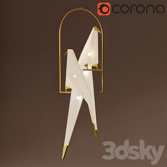 Origami Bird 3DSMax File - thumbnail 2