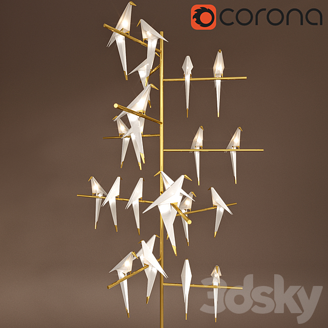 Origami Bird 3DSMax File - thumbnail 3