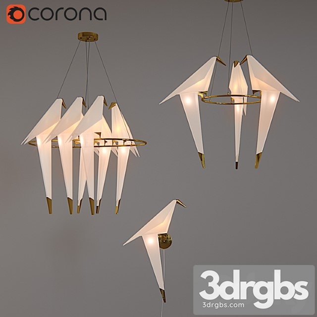 Origami Bird 8 3dsmax Download - thumbnail 1