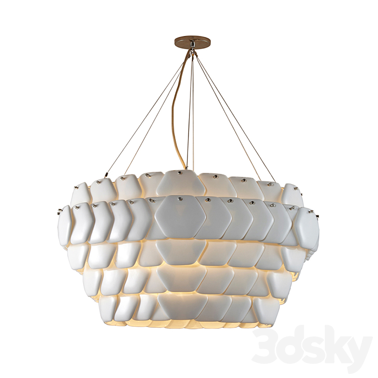 Original Btc Pendant Lamp Cranton Hexagonal 3DS Max Model - thumbnail 1