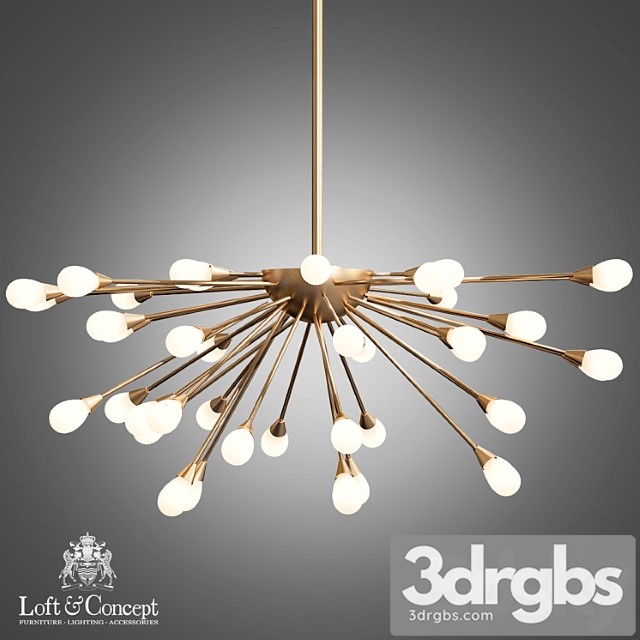 Original sputnik kronleuchter 3dsmax Download - thumbnail 1