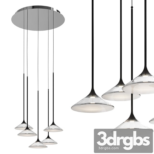 Orsa Multipoint Pendant Light By Artemide 3dsmax Download - thumbnail 1